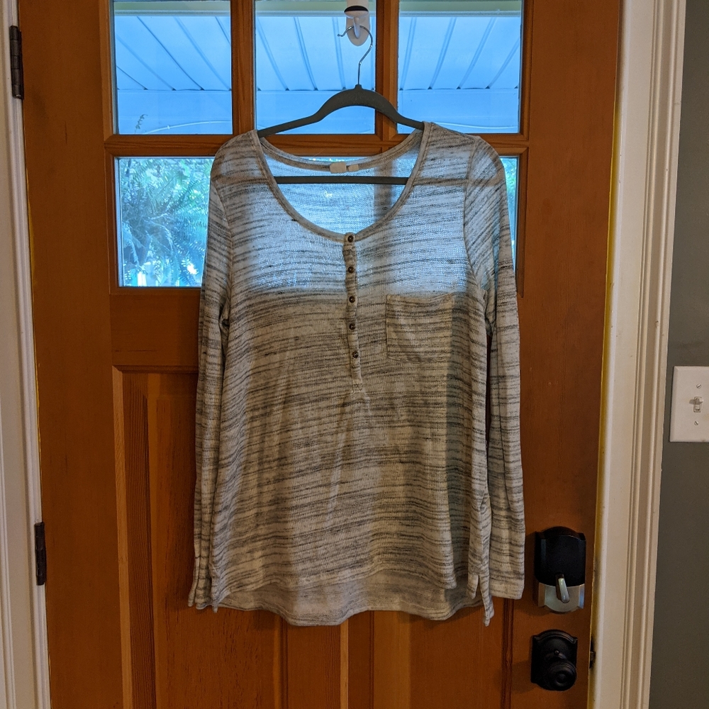 Light weight heather grey sweater